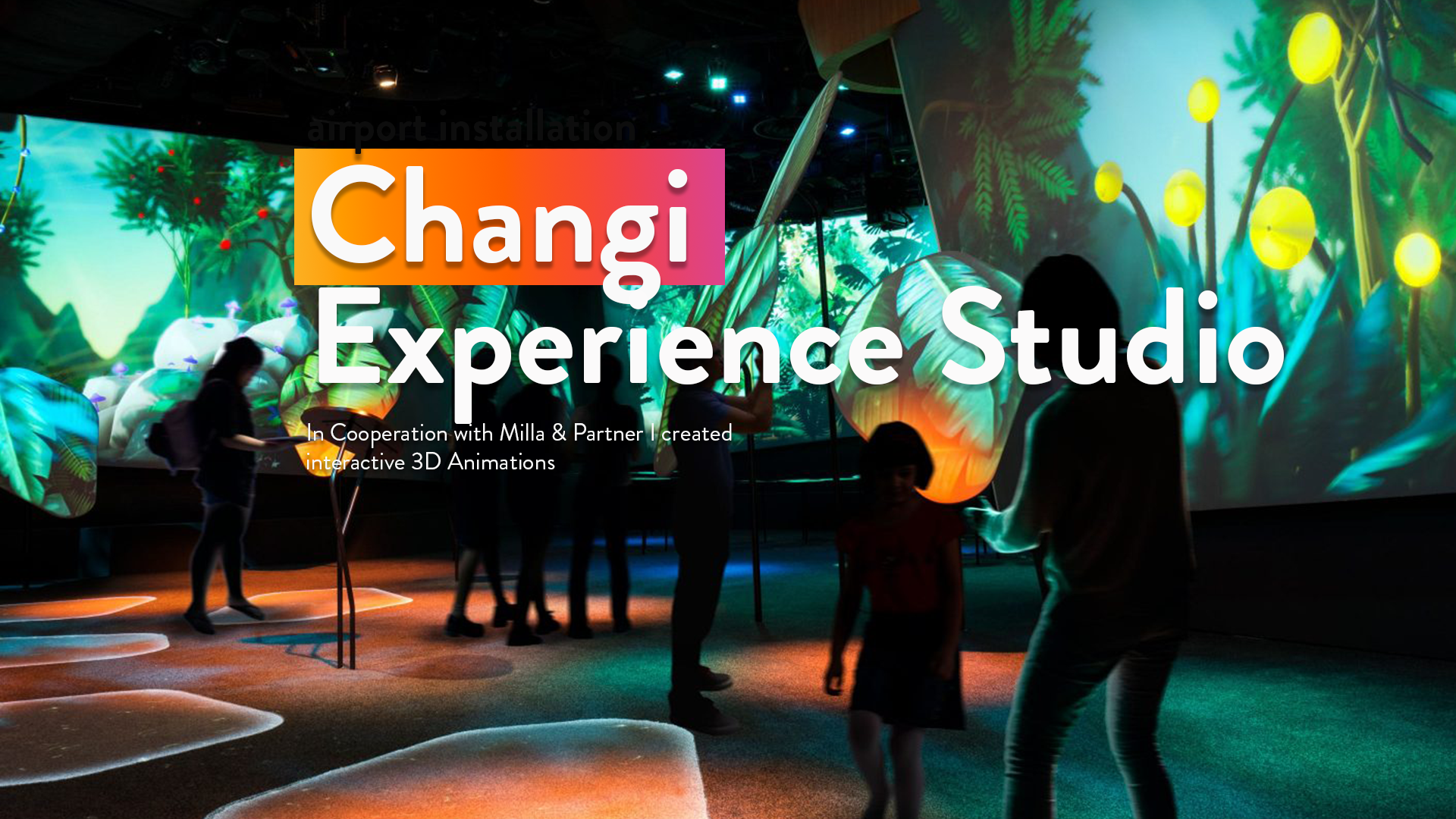 Cover image showcasing Changi Experience Studio's interactive displays and visitor engagement